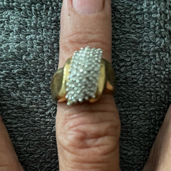 🌟HOST PICK 🌟 NWT STUNNING 14k GOLD & GENUINE DIAMOND CLUSTER RING MSRP 1,700 - Picture 5 of 5